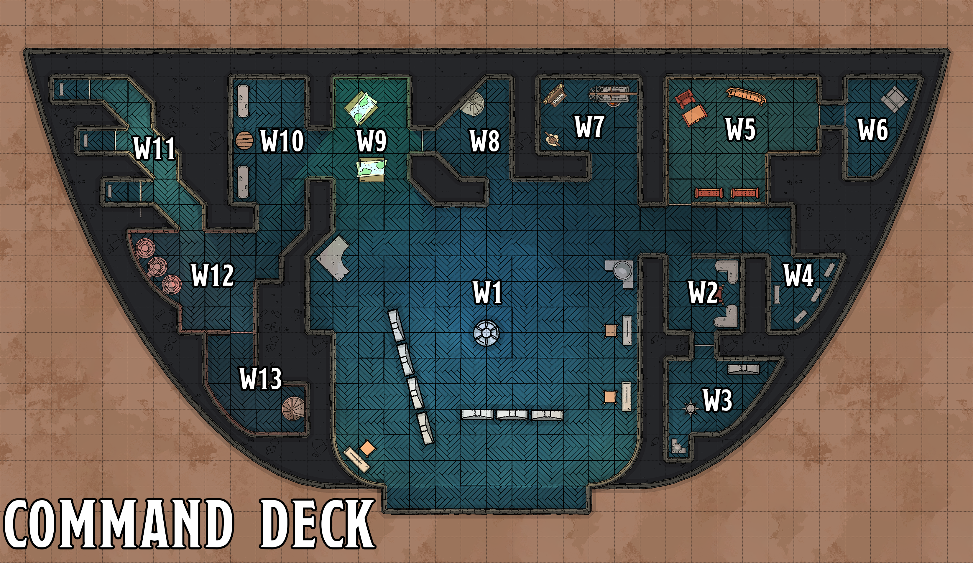 Zariel's Flying Fortress - Command Deck