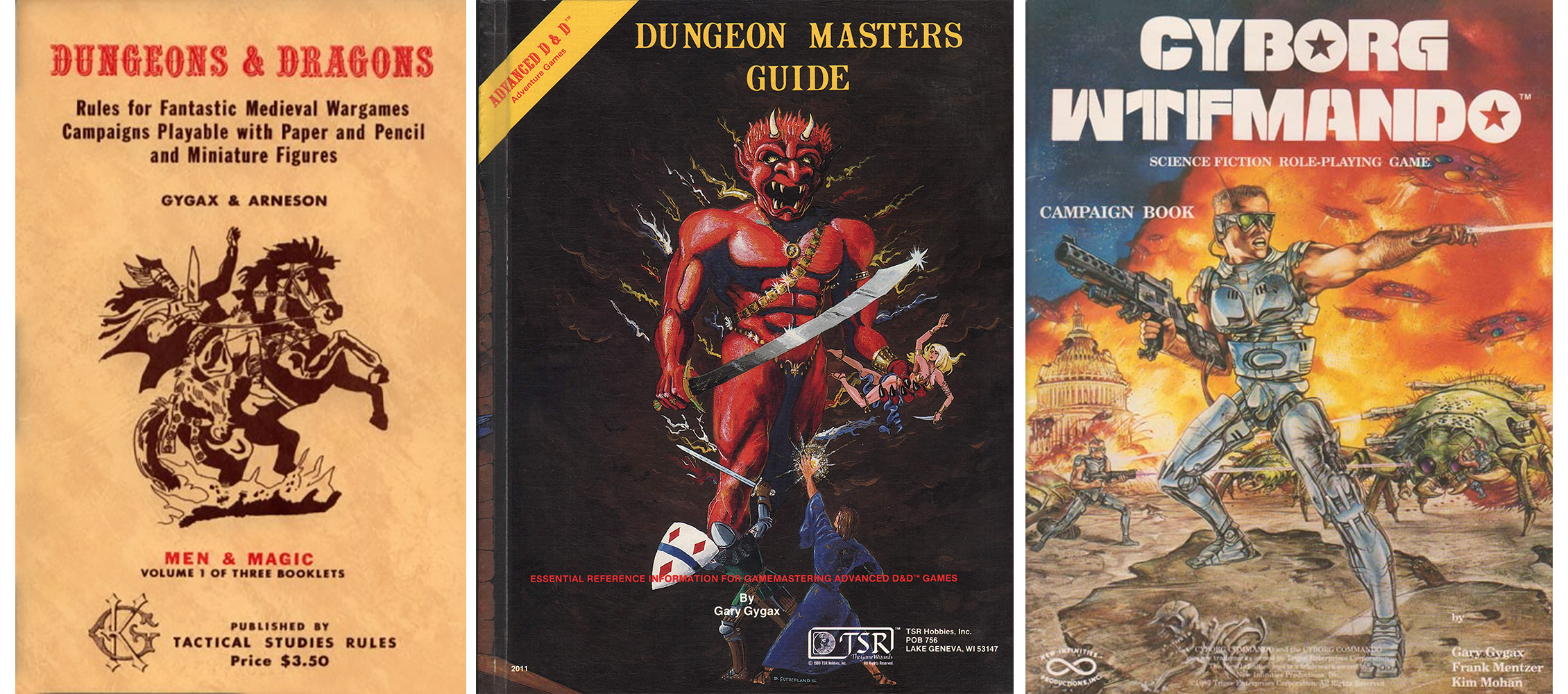 1974 D&D / AD&D 1st Edition Dungeon Master's Guide / Cyborg Commando