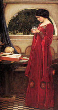 John William Waterhouse - The Crystal Ball