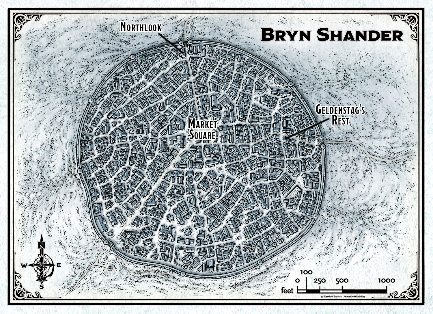 Bryn Shander - Ygra Dunn's Reference Map
