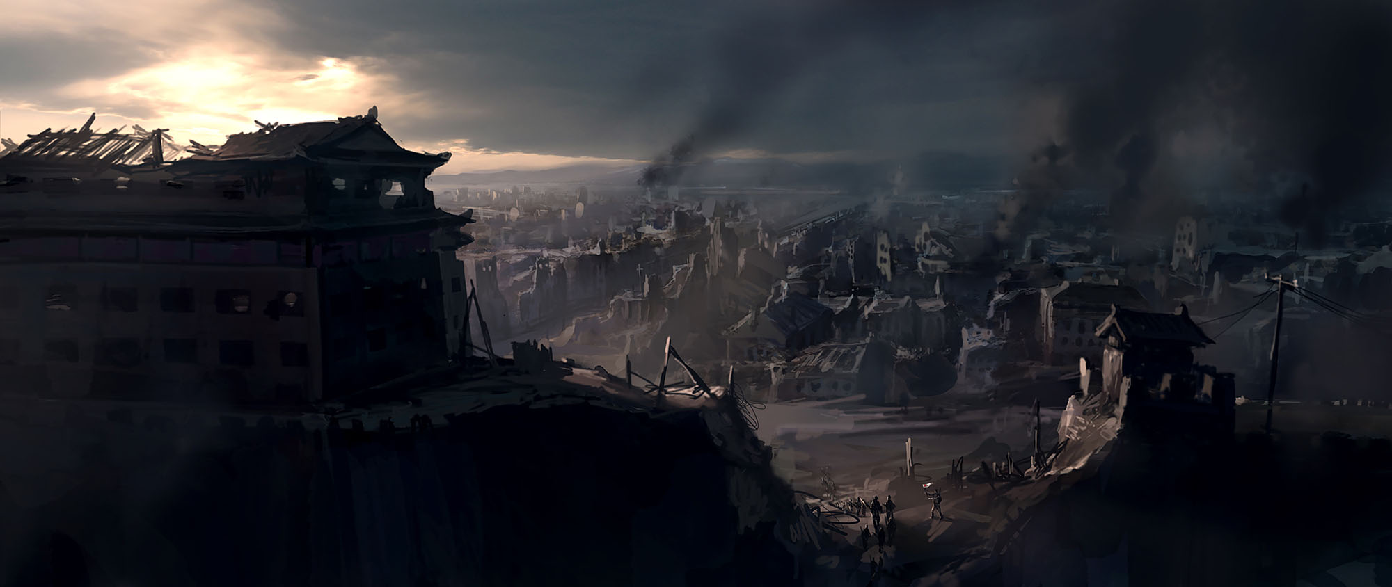The Destroyed City - Liu Zishan