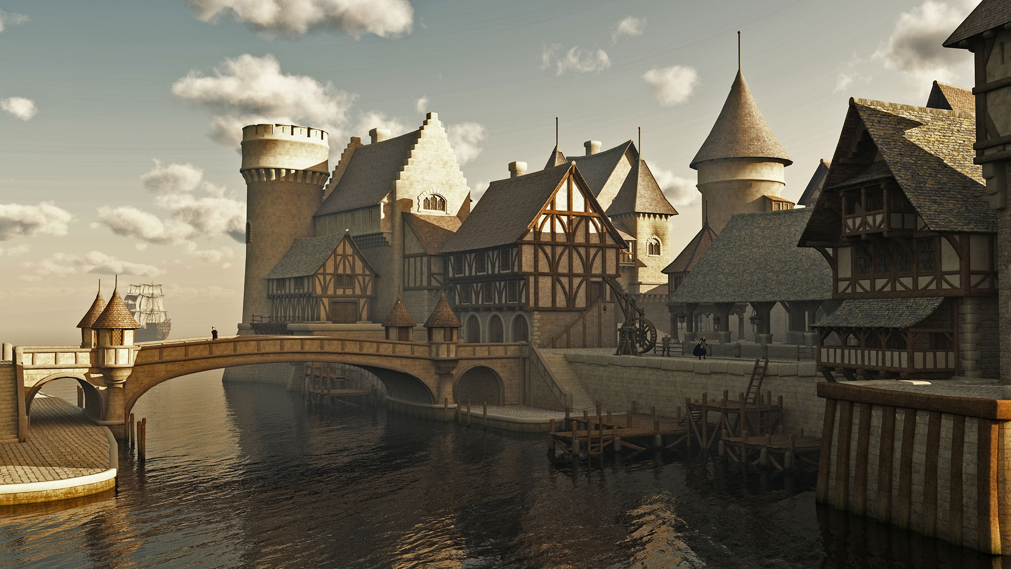 Fantasy City - Docks (Algol)