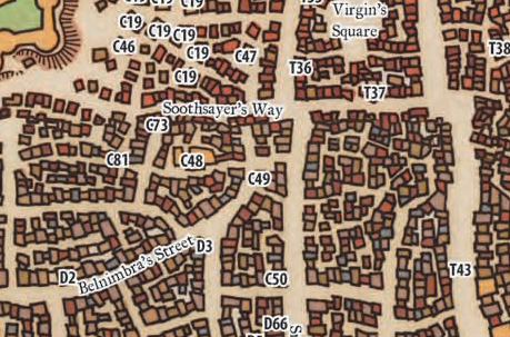Waterdeep Map (Yawning Portal) - City of Splendors (3E)