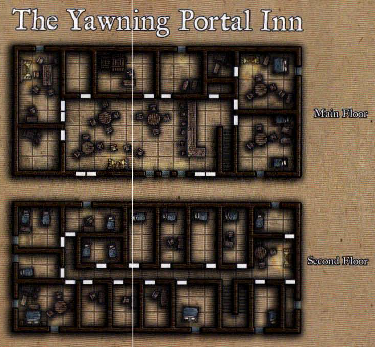 Yawning Portal Map - Expedition to Waterdeep