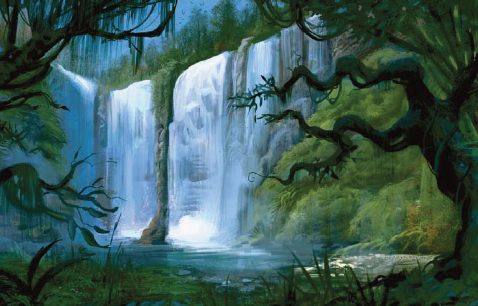 Waterfall (Kobold Lair) - Keep on the Shadowfell (Wizards of the Coast)