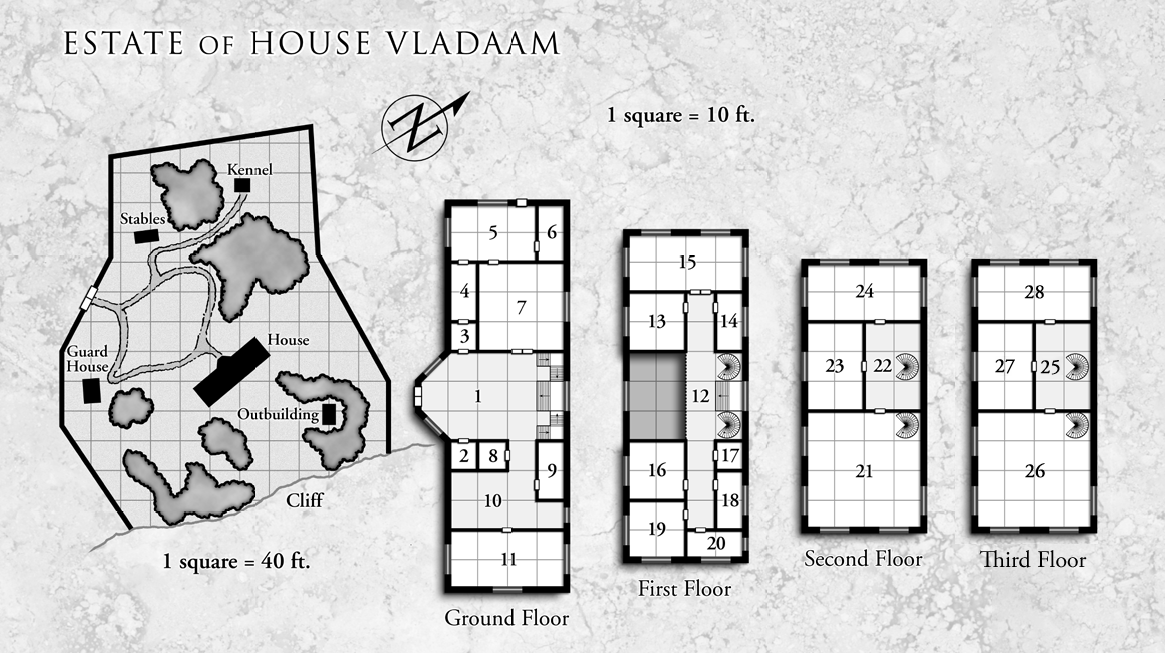 Estate of House Vladaam - Copyright Monte Cook Games