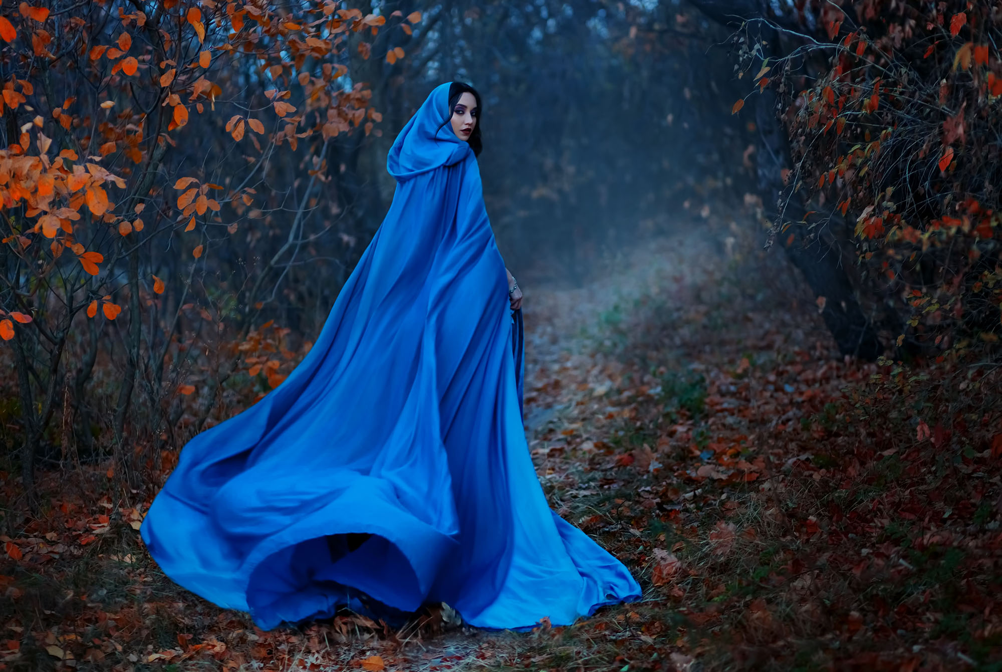 Gothic Woman in Blue - kharchenkoirina (Edited)