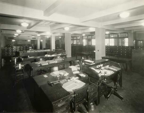Interior of the Minneapolis Federal Reserve (1925) - Minnesota Historical Society