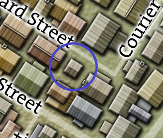Ptolus Map - Dreadwood Grove on Vanguard Street