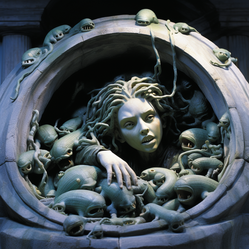 Medusa in the Sinkhole of Statuary