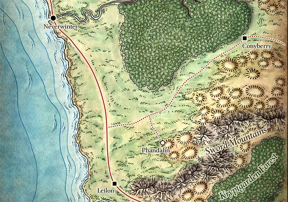 Phandalin Region Map
