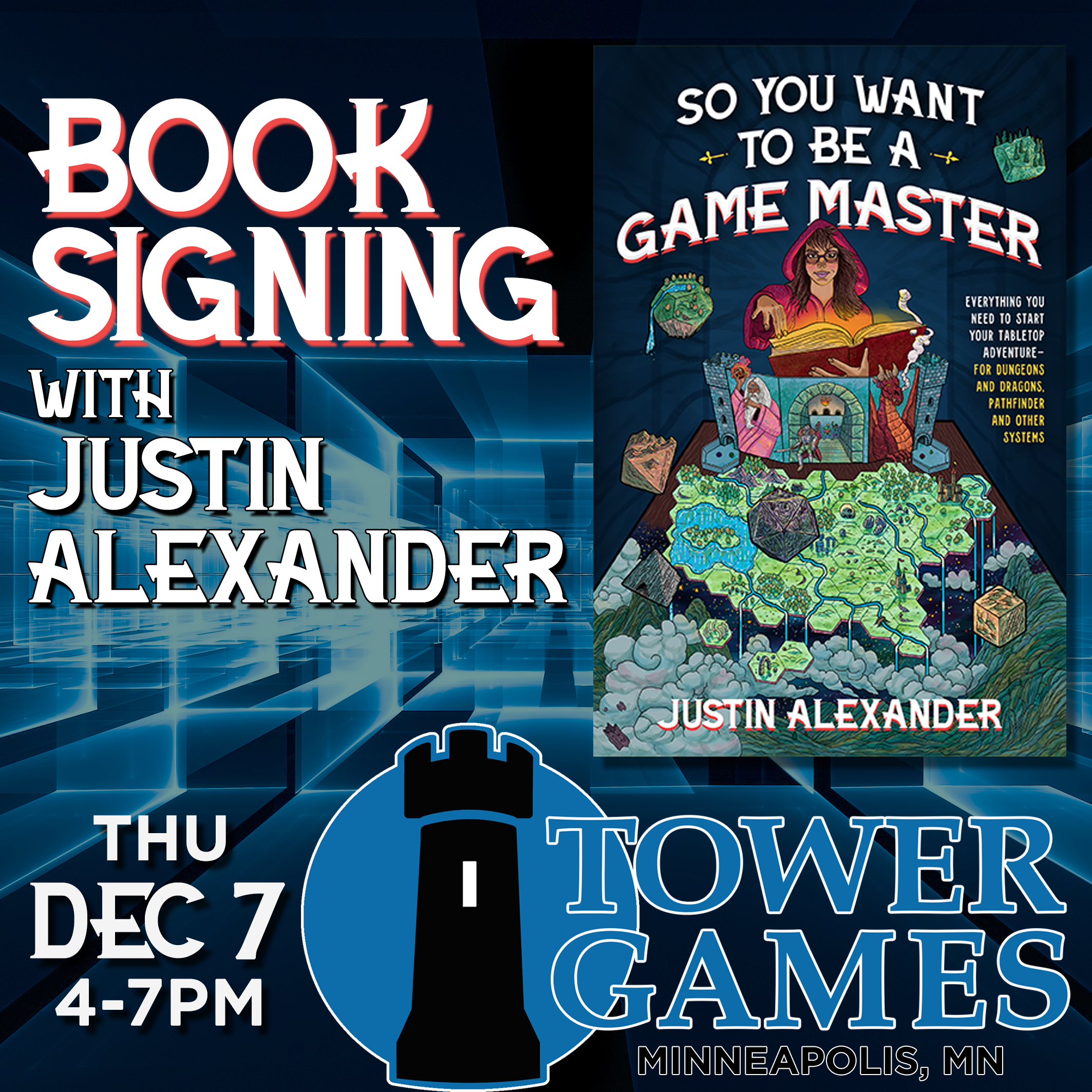 Book Signing - Tower Games (Minneapolis, MN) - December 8th, 4-7pm