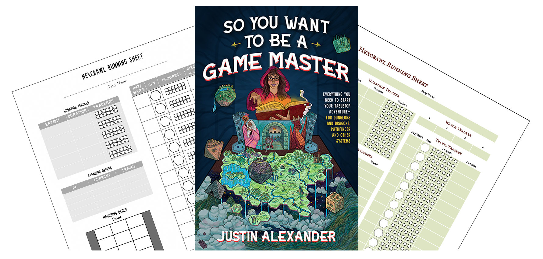 So You Want To Be a Game Master - Hexcrawl Running Sheets