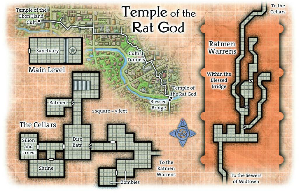 Ptolus: Temple of the Rat God - Monte Cook Games