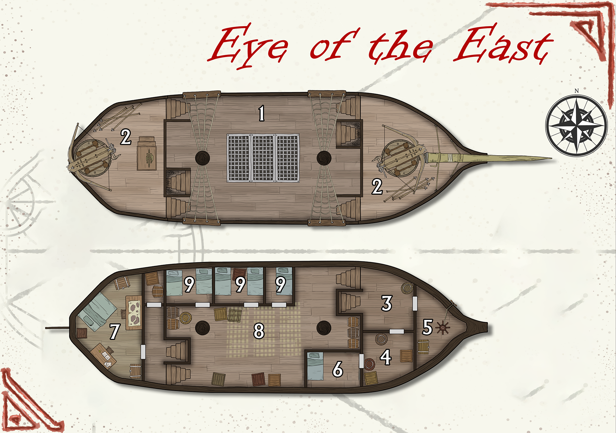 Vladaam Affair - Eye of the East Map