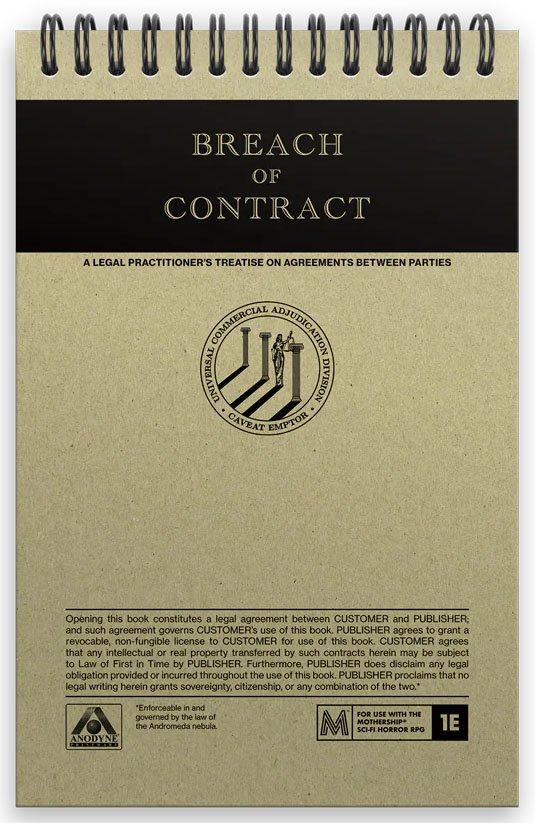 Breach of Contract - Mothership RPG