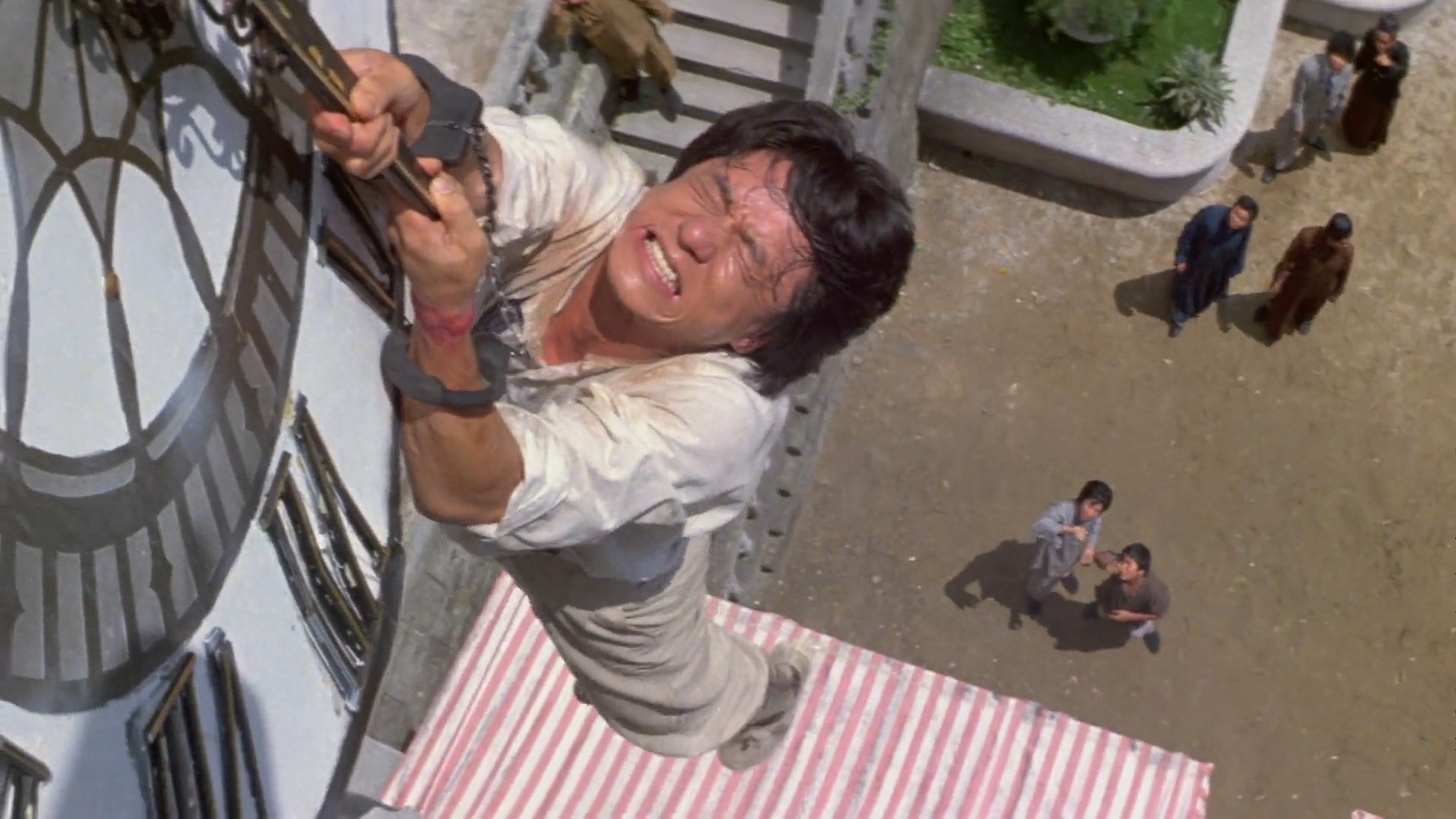 Project A (1983) - Jackie Chan (hanging from a clock tower)