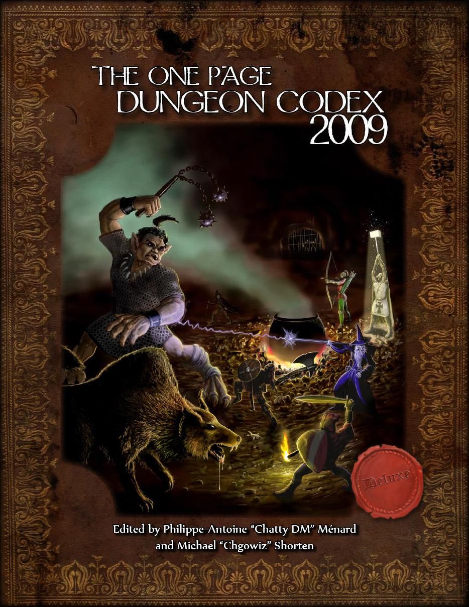 One Page Dungeon Codex 2009