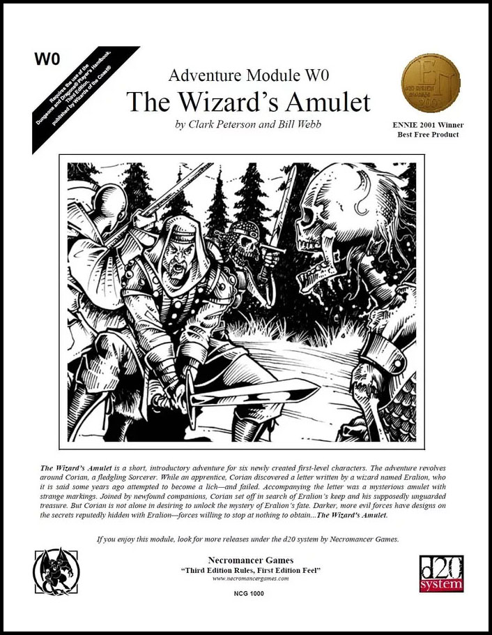 The Wizard's Amulet - Necromancer Games (D20 Edition)