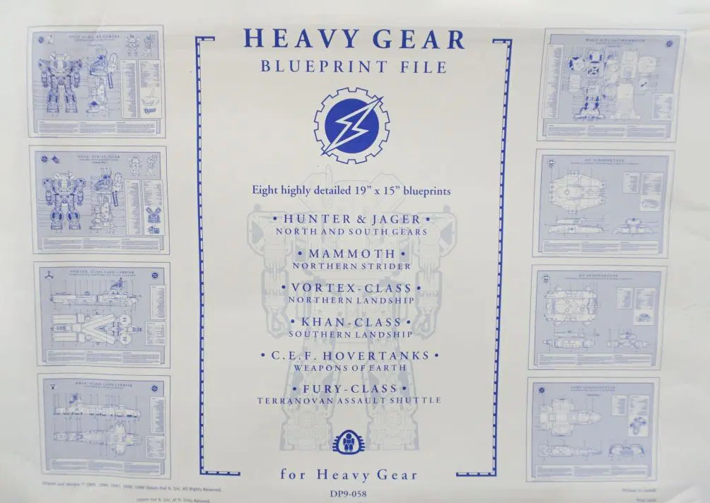 Heavy Gear Blueprint File - Dream Pod 9